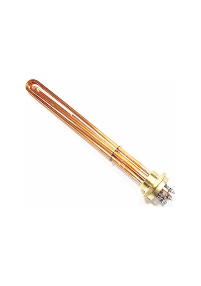 Bakır Kafa 1 1/2" 1,5inç Trifaze Isıtıcı Rezistans 40cm 10kw