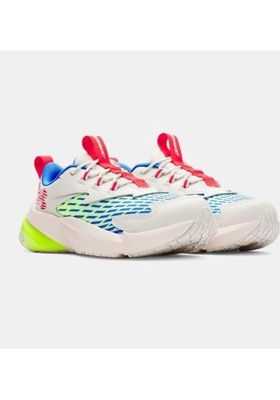 Under Armour Ua Bps Scramjet 7 Erkek Çocuk Koşu Ayakkabısı-30884 Beyaz