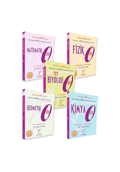 Karekök Yayınları Tyt 0 Seti 5 Kitap Set