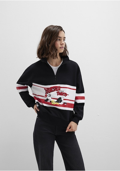 Mavi - Siyah Sweatshirt 1s10472-900 Siyah