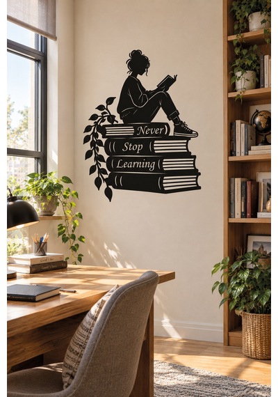Led Işıklı Tablo Kitap Okuyan Kız Dekoratif Duvar Tablosu Never Stop Learning Kitap Temalı Dekoratif Sarı - 932543327 Sarı Led Işıklı Tablo Kitap Okuyan Kız Dekoratif Duvar Tablosu Never Stop Learning Kitap Temalı Dekoratif Sarı - 932543327 Sarı