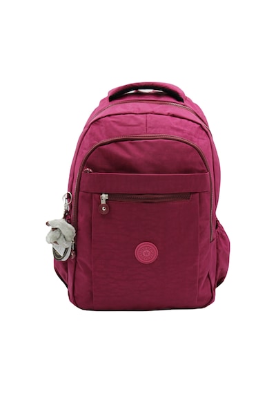 Krinkıl Suya Dayanıklı Kumaş Unisex Bordo Okul Çantası 2300