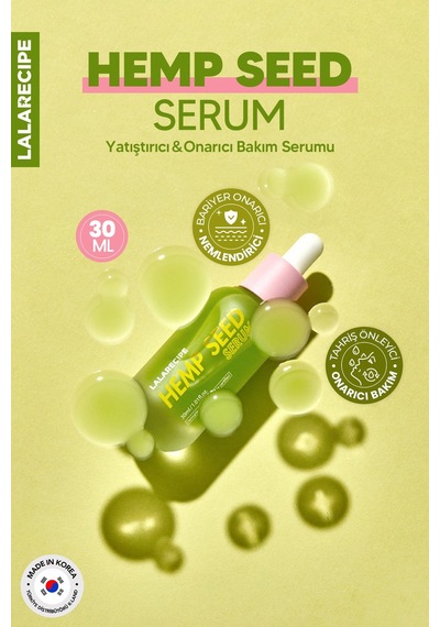 Lalarecipe Tohumu Ekstresi İçeren Serum LALARECIPE Hemp Seed Serum