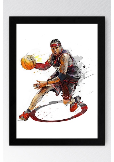 Allen Iverson Çerçeveli Tablo - Basketbol Nba Posteri Tablo