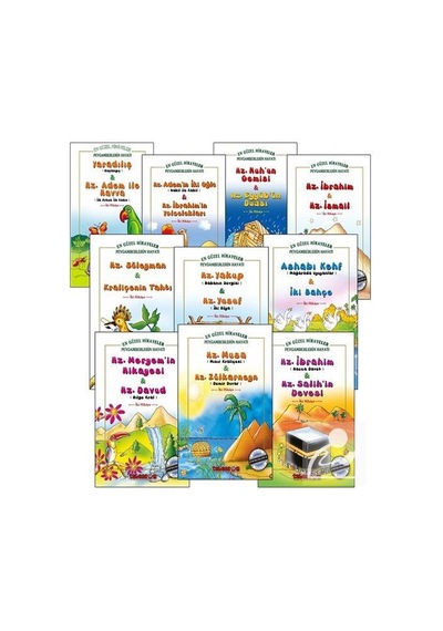 En Güzel Hikayeler Peygamberlerin Hayatı Renkli. 10 Kitap Set