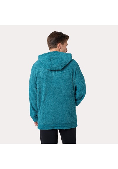 Mavi Fila Kapşonlu Sweatshirt Terry Fabric Lu411124 Mavi