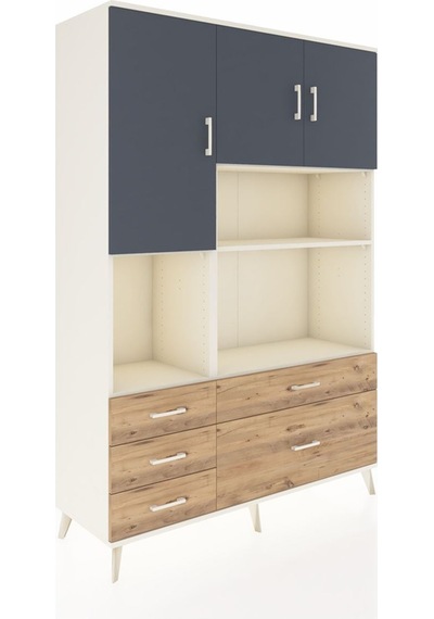 Hyperion Dolap 8 Raflı 5 Çekmeceli 3 Kapaklı 132x44x195 Aytaşı-antrasit/çam Antrasıt/atlas Çam Hyperion Dolap 8 Raflı 5 Çekmeceli 3 Kapaklı 132x44x195 Aytaşı-antrasit/çam Antrasıt/atlas Çam