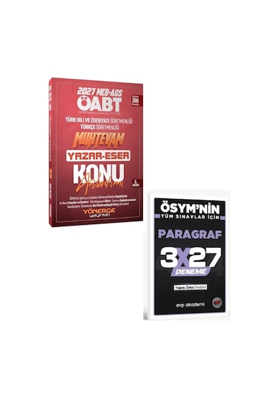 Yönerge 2027 Öabt Meb-ags Türkçe-türk Dili Edebiyatı Muhtevam Yazar Eser Konu Anlatımı+evp Akademi Paragraf