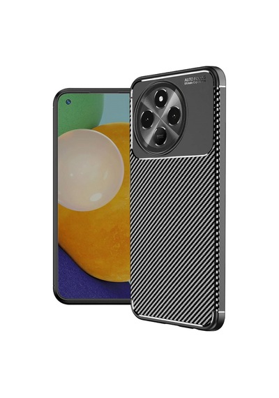 Spark 30 Pro Kılıf Auto Focus Karbon Kapak - Siyah Bz8683140840921