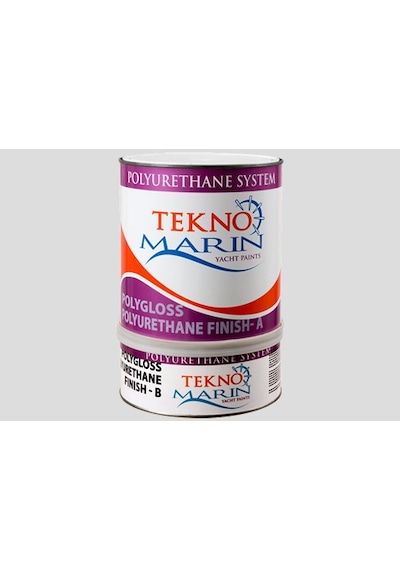 Teknomarin Polygloss Poliüretan Son Kat Boya Çift Kompenantlı 1 KG