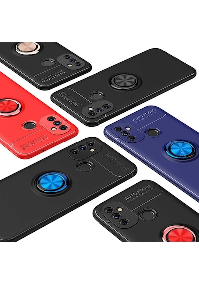 One Plus Nord N10 5G Kilif Yüzüklü Magnetli Ravel Case 482503033