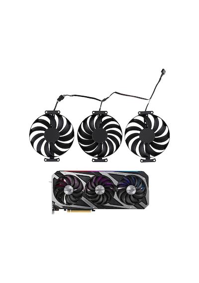 Asus Rog Strix Geforce Rtx 3060 Ti 3070 3080 3090 Ti Grafik Ekran Kartı Cf1010u12s T129215bu İçin 95mm T129215su Soğu