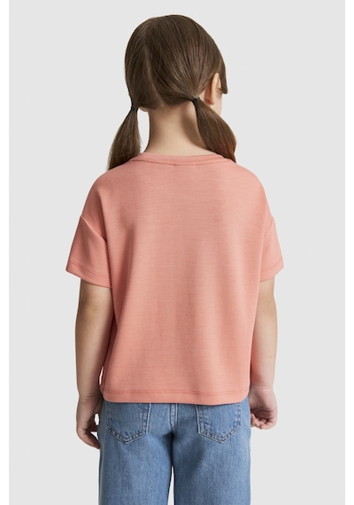 U.S. Polo Assn. Kız Çocuk Mercan Tişört 50325628-vr204 Coral