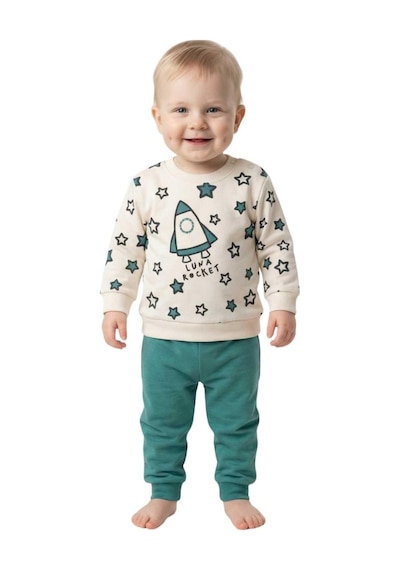 Baglan Erkek Çocuk Önü Baskılı Sweatshirt Ve Eşofman Alt Takım Bgl-st05253 Açık Yeşil Baglan Erkek Çocuk Önü Baskılı Sweatshirt Ve Eşofman Alt Takım Bgl-st05253 Açık Yeşil