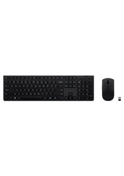Lenovo 4x31r64349 Profesyonel Şarj Edilebilir, Bluetooth + Kablosuz Mini Alıcı Klavye Ve Mouse Seti - Türkçe Q 179 Al Optik