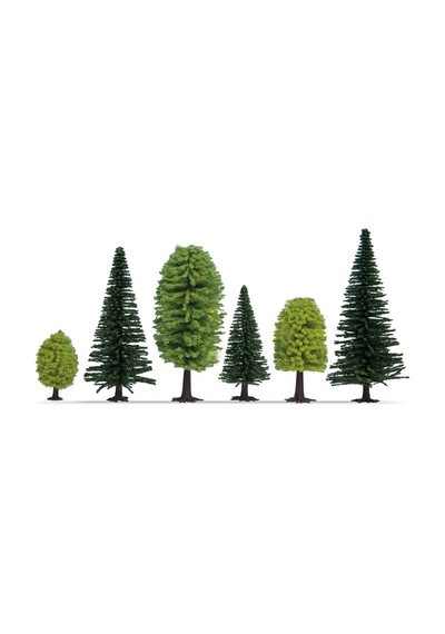 Noch 26911 Karışık Orman Ağaçları, 10 Adet, 5-14 cm. Diorama Malz