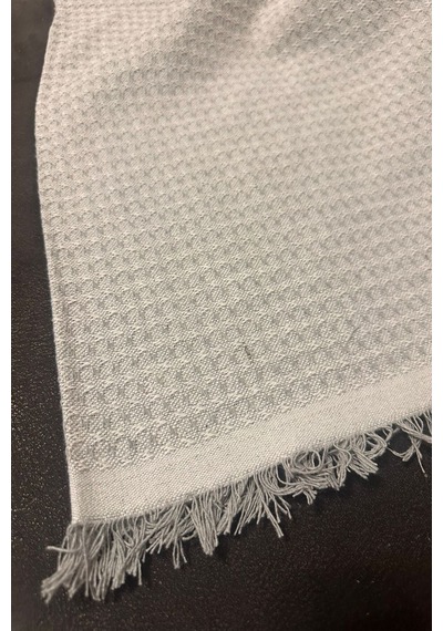 Defne Pamuklu Desenli Yıkanabilir Koltuk Örtüsü / Çekyat Örtüsü / Pike Örtüsü 180x220 Ebat Gri