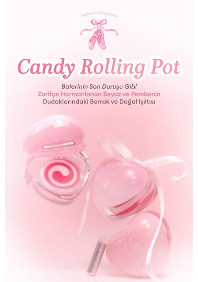 Dasique Candy Rolling Pot 02 Pink Puff