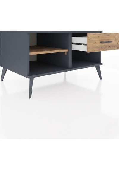 Kronos Şifonyer Tek Raflı Tek Çekmeceli 88x59x48 Antrasit-çam Çam Kronos Şifonyer Tek Raflı Tek Çekmeceli 88x59x48 Antrasit-çam Çam