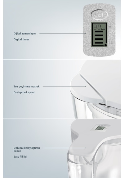 Philips AWP2937WHT/62 3.5 LT Su Arıtma Sürahisi Beyaz