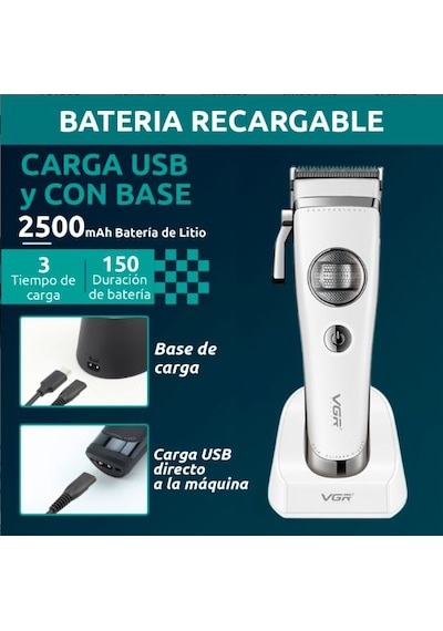 Smpkozmetik Vgr V-880c Profesyonel Bldc Şarjlı Saç Kesme Makinesi - Seramik Berber