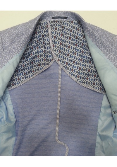 Sposo 5127 Dar Kalıp Yarım Astarlı İndigo Erkek Blazer Ceket İndigo Sposo 5127 Dar Kalıp Yarım Astarlı İndigo Erkek Blazer Ceket İndigo