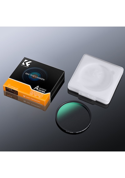 K&f Concept 82 MM Sis 1/8 Nano-A Serisi Filtre Siyah