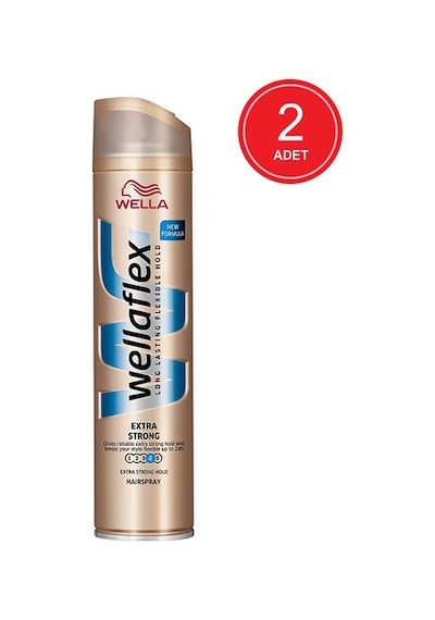 Wella Wellaflex Flexible Extra Strong Hold Saç Spreyi 2 x 250 ML