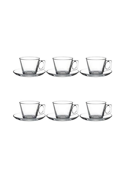 Paşabahçe Çay Fincan Takımı 97302 6lı Vela 195cc/6oz Beyaz