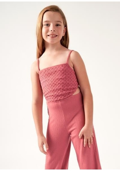 Mayoral Kız Çocuk Pembe Tulum 06859