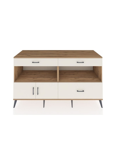 Kronos Konsol 2 Raflı 3 Çekmeceli 2 Kapaklı 176x59x99 Çam-aytaşı Çam-aytaşı