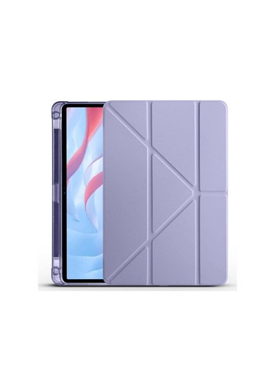 Honor Uyumlu X8 Pro 11.5' Kılıf Tri Folding Kalem Bölmeli Standlı Kılıf