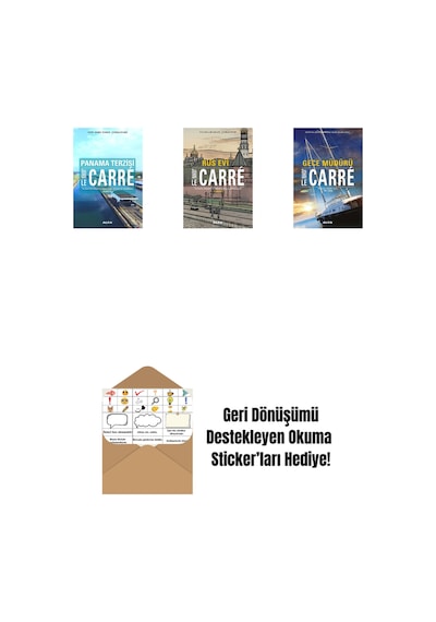 Panama Terzisi + Rus Evi + Gece Müdürü + Okuma Sticker'ları