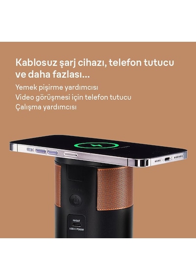 Duracell M100 Taşınabilir Şarj İstasyonu 15.000 Mah, 100w, Usb-c, Usb-a, Kablosuz Şarj
