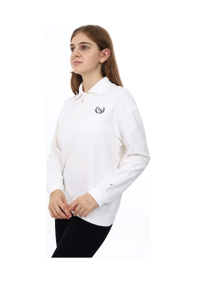 Toontoy Kız Çocuk Çelenk Tnty Baskılı Sweatshirt Ekru