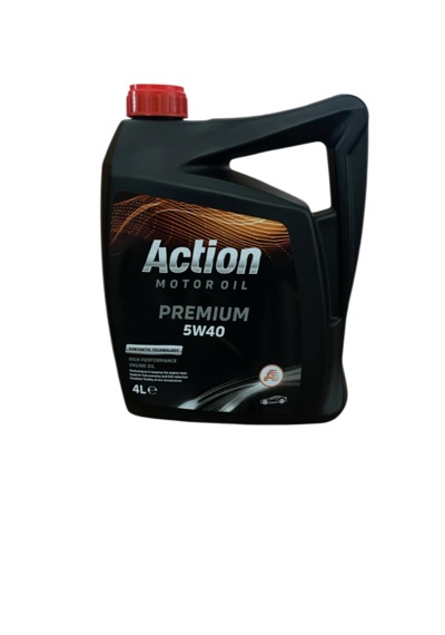 Action Premium 5W-40 Motor Koruması - Uzun Ömürlü Tam Sentetik Motor Yağı