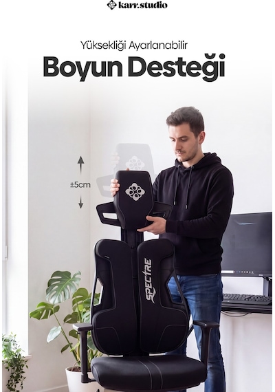 Spectre Oyuncu Koltuğu Siyah