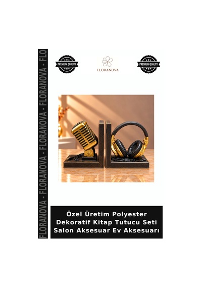 Özel Üretim Polyester Dekoratif Kitap Tutucu Seti Salon Aksesuar Ev Aksesuarı