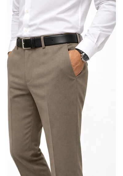 Classics Men Caserta Regular Fit Likralı Erkek Kumaş Pantolon - 7558 Sütlü Kahve Classics Men Caserta Regular Fit Likralı Erkek Kumaş Pantolon - 7558 Sütlü Kahve