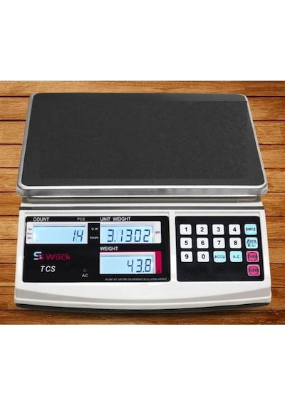 Swock Tcs-a 6k Dijital Hassas Sayıcı Terazi - Hassasiyet: 0.1 Gr. Max: 6 Kg.