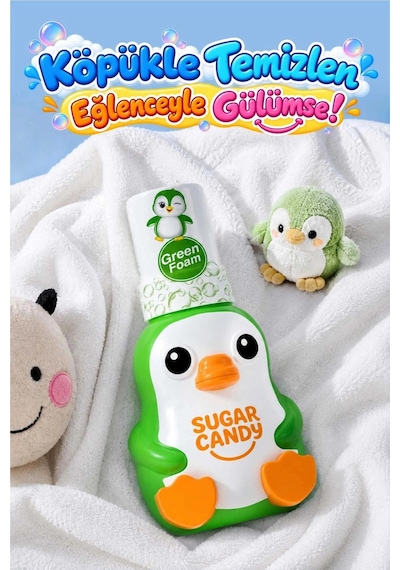 Sugar Candy Zeytin Çiçeği Kokulu Doğal Vegan Çocuk Köpük El Sabunu Nıbı 350 Ml Paraben İçermeyen Yeş