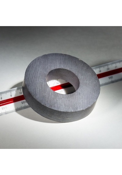 Mıknatıs 1 Adet 55 x 25 x 8 mm Ferrite Kömür Halka Mıknatıs Magne