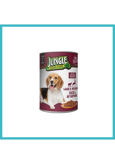 Jungle Köpek Konserve Kuzulu 400gr 1 Adet Dfnbez