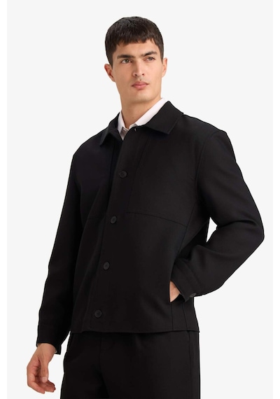 Defacto Regular Fit Pamuk Astarlı Ceket G8435ax25wnbk27 Siyah-bk27