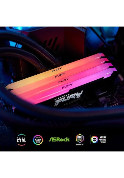 Kingston Fury Beast Rgb 16 Gb 3600 Mhz Cl18 Kf436c18bb2a/16 Ddr4 Ram