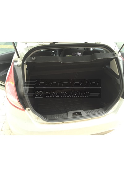 Ford Fiesta 2011-2012 3D Kauçuk Bagaj Havuzu Kokusuz Tam Uyum