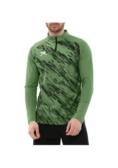 Raru Erkek Yarım Fermuarlı Sweatshirt Dıgnus Haki