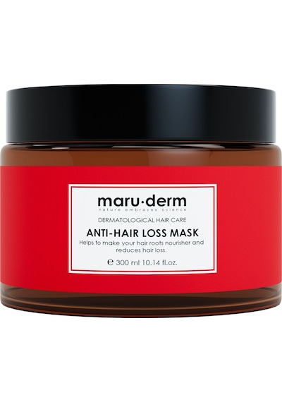 Maru.derm Saç Maskesi Saç Dökülme Karşıtı Saç Maskesi 300 Ml Tüm Saç Tipleri Vegan