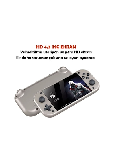 M17 4.3inç Psp Ve Playstation 1 Oyun Yüklü 10000+ Oyunlu Retro Arcade Oyun Konsolu