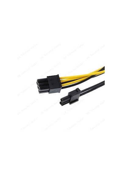 Pci-E Ekran Kartı Güç Kablosu 2 X 15Pin Sata Erkek To 8Pin6+2